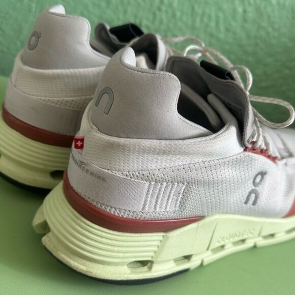 On Cloudnova Limelight Mesh Running Shoes Men sz 11 - Picture 10 of 14